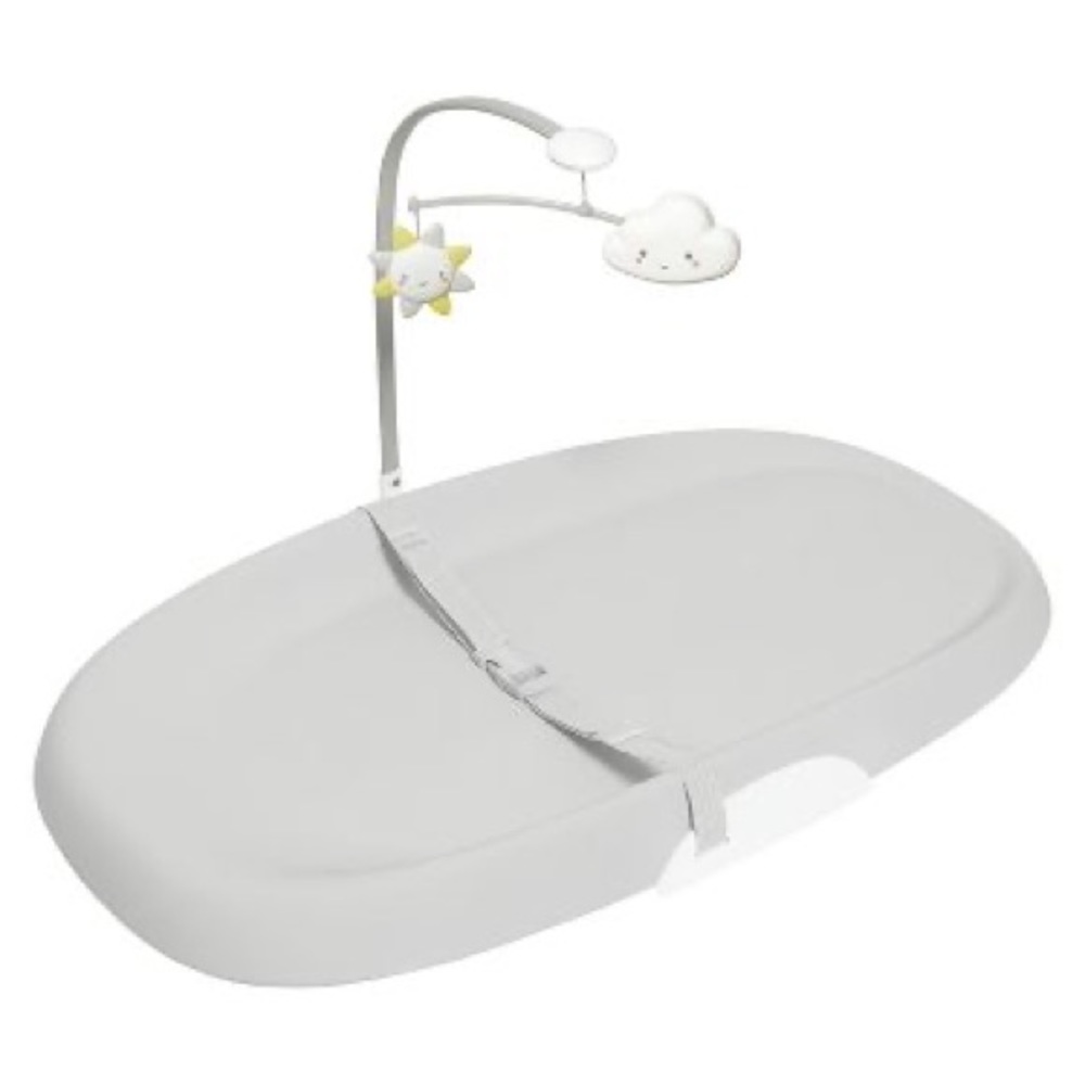 Skip Hop Wipe Clean Changing Pad with Mobile - Light Grey